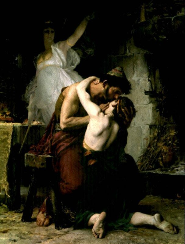 Henri-Lucien Doucet, Reunion of Odysseus and Telemarchus, 1856-95