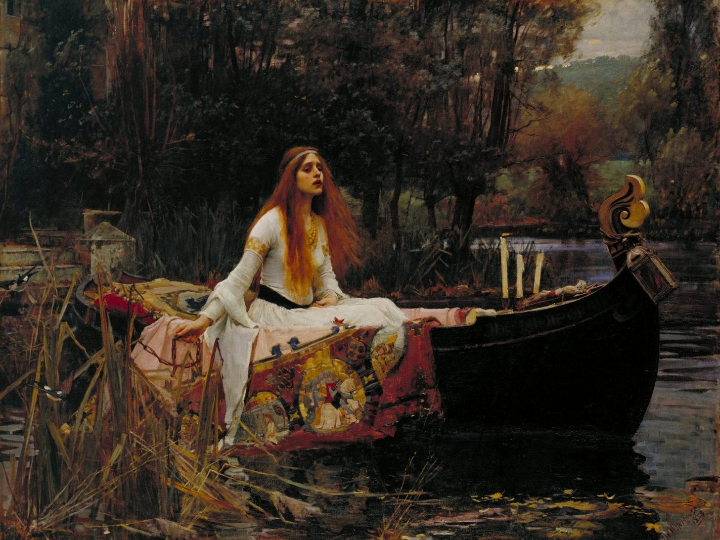 John William Waterhouse, The Lady of Shallot , 1888