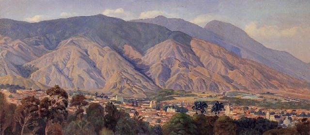 Manuel Cabré, Vista del valle de Caracas desde el Calvario, 1927