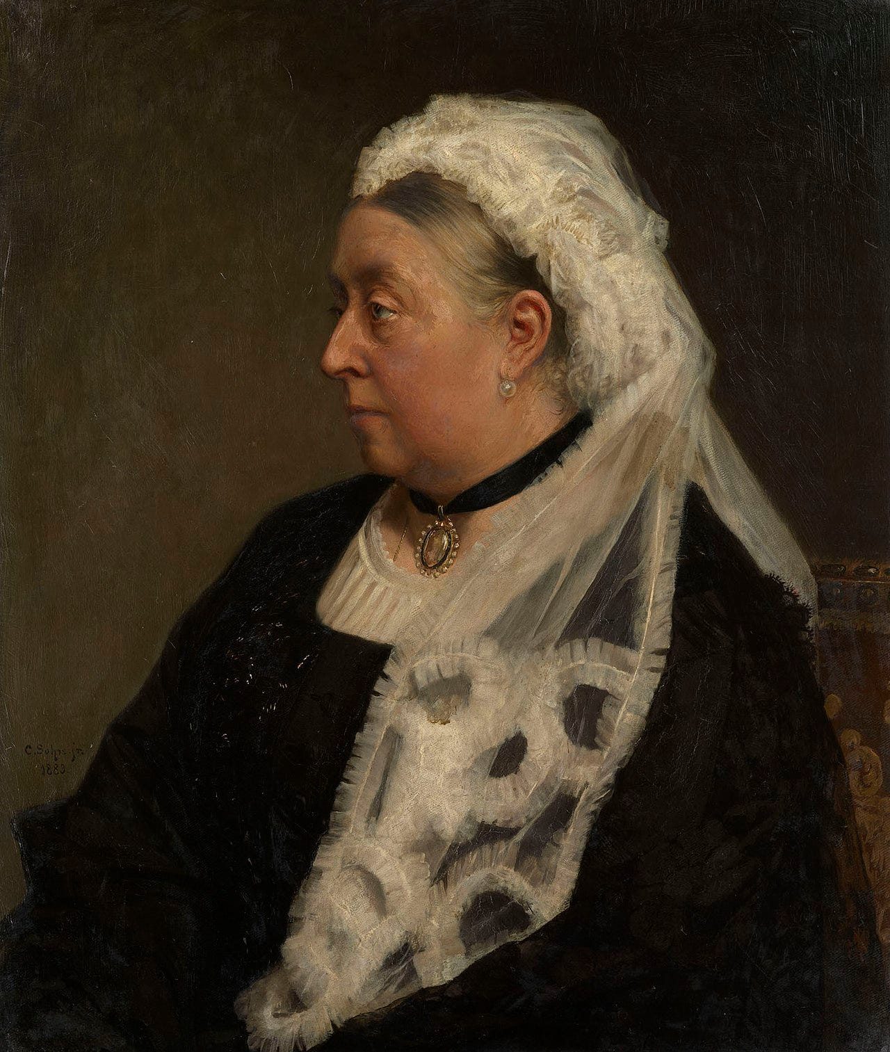 Carl Rudolph Sohn, Queen Victoria , 1883