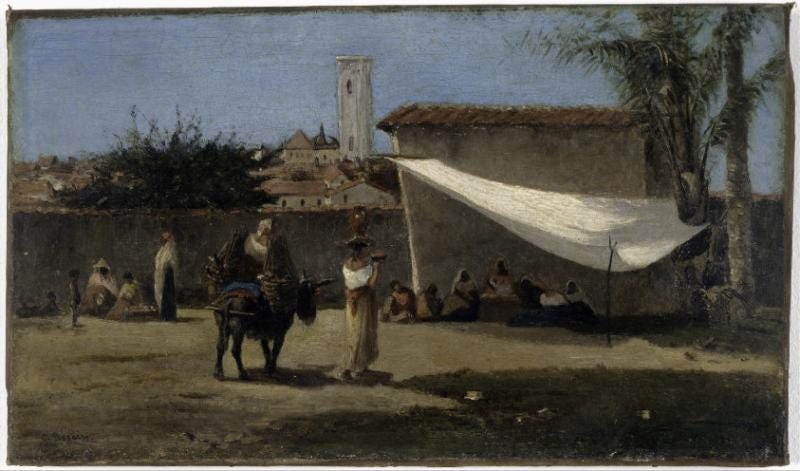 Camille Pissarro, A Plaza in Caracas, 1854