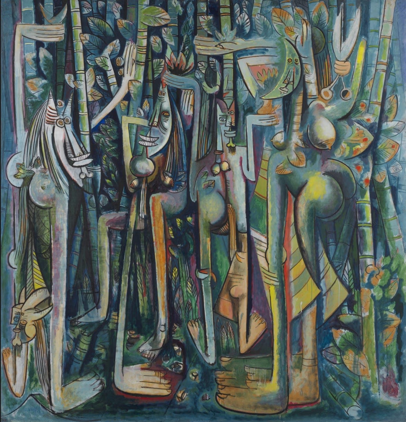 Wifredo Lam La jungla ( The Jungle ) 1942–43