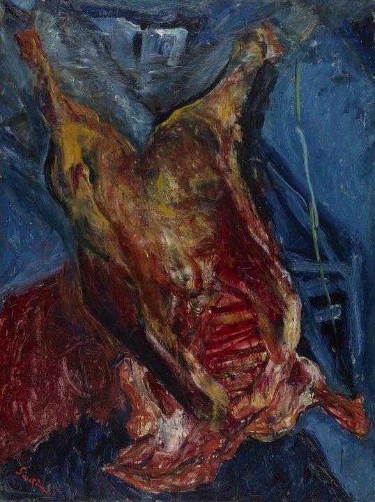 Chaim Soutine, Carcass of Beef , 1925