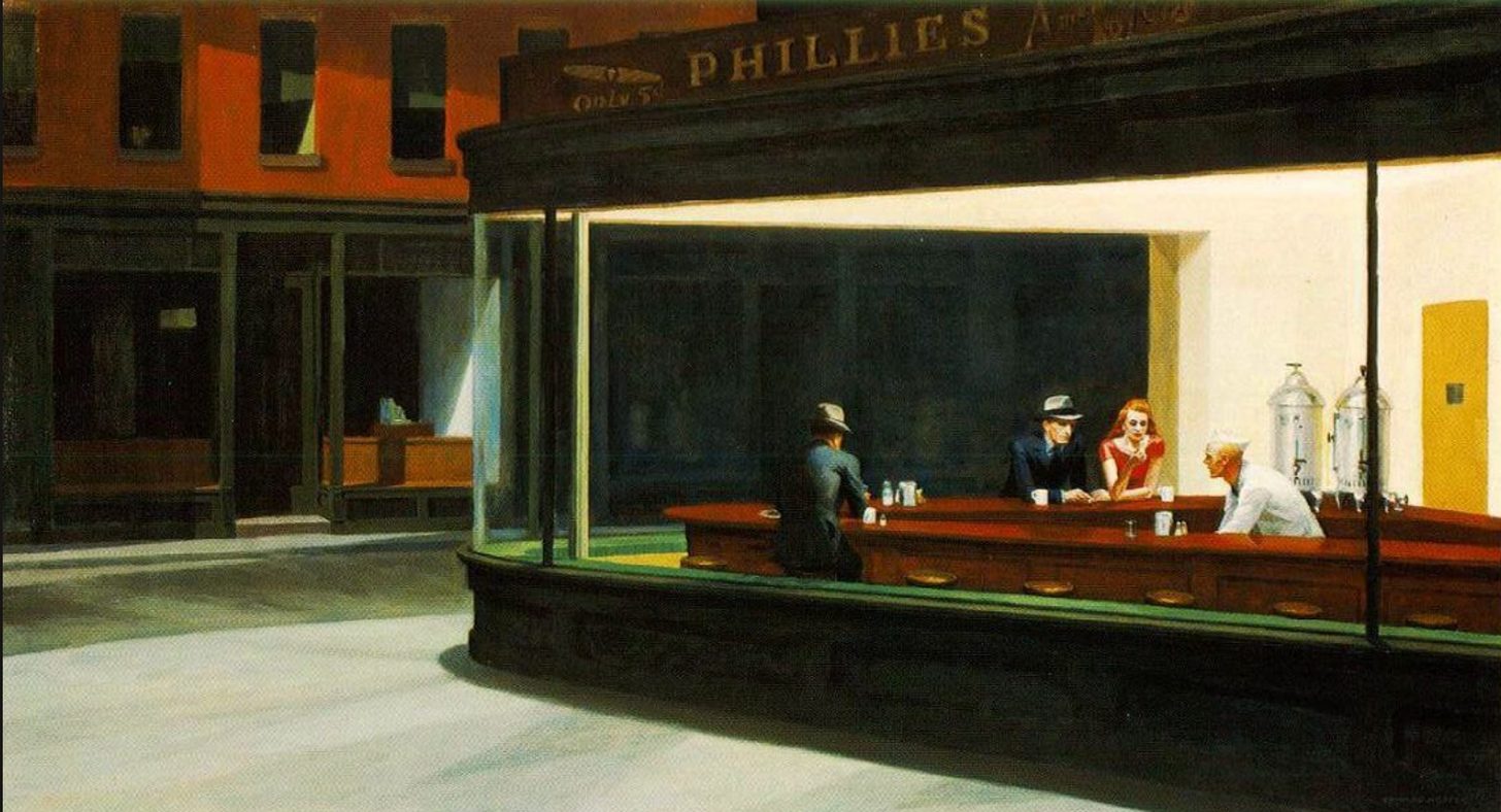 Edward Hopper, Nighthawks, 1942