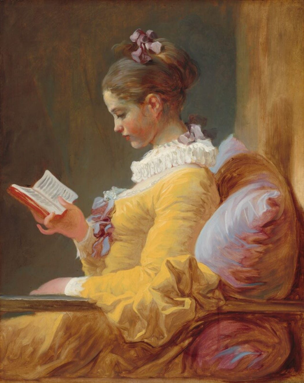 Jean Honoré Fragonard, Young Girl Reading , c. 1769