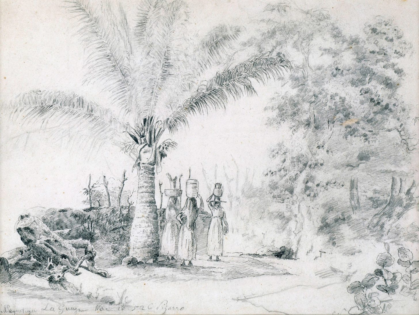Camille Pissarro, La Guaira , 1852. Colección Patricia Phelps de Cisneros